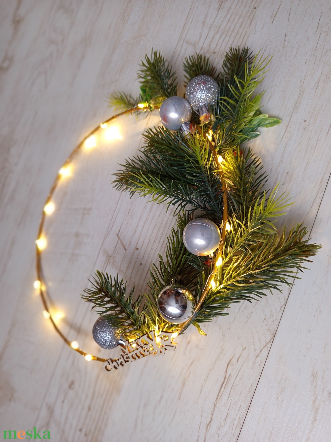 Karácsonyi fénykoszorú - otthon & életmód - dekoráció - virágdísz és tartó - koszorú - Meska.hu Karácsonyi fénykoszorú - otthon & életmód - dekoráció - virágdísz és tartó - koszorú - Meska.hu