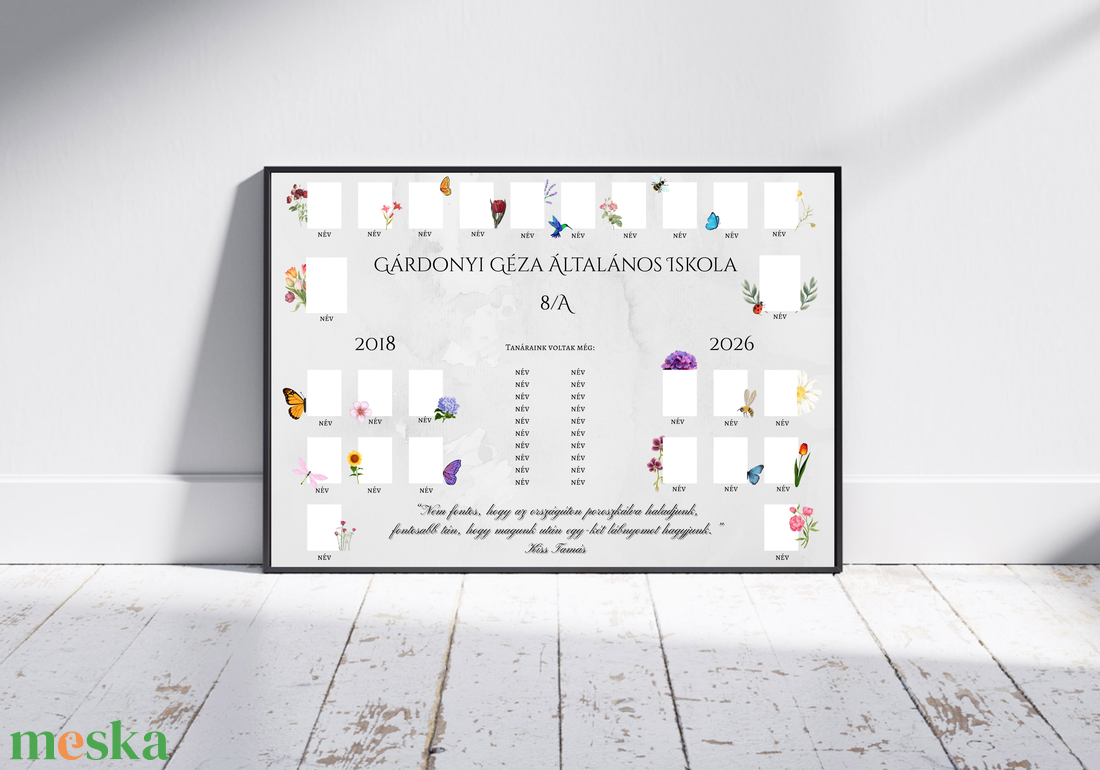 Ballagási tabló #spring - művészet - grafika & illusztráció - digitális - Meska.hu