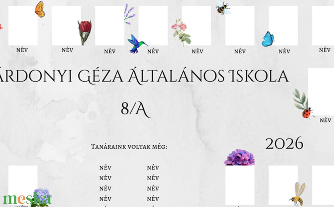 Ballagási tabló #spring - művészet - grafika & illusztráció - digitális - Meska.hu