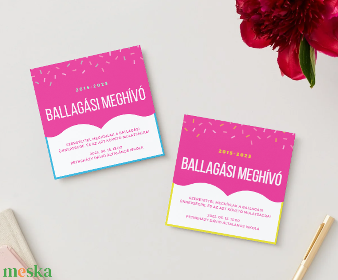 Ballagási meghívó #muffin - otthon & életmód - papír, írószer - ajándékozás kellékei - meghívó - Meska.hu
