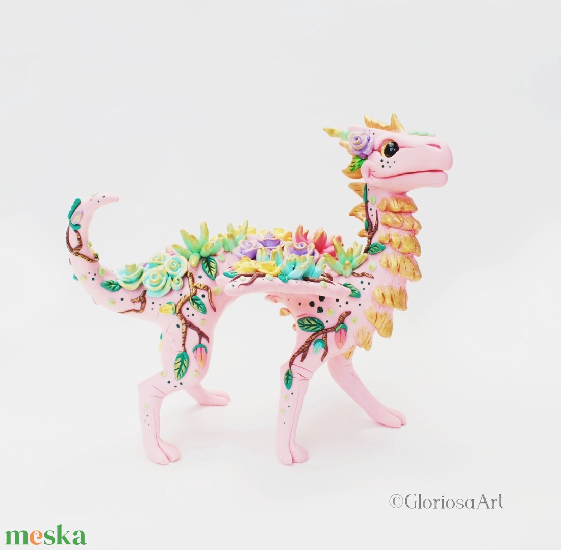 Egyedi virág sárkány szobor - rózsa sárkány figura - tavaszi virágos dekoráció - otthon & életmód - dekoráció - dísztárgy - Meska.hu Egyedi virág sárkány szobor - rózsa sárkány figura - tavaszi virágos dekoráció - otthon & életmód - dekoráció - dísztárgy - Meska.hu