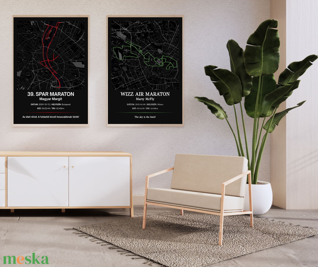 Ajándék futóknak (plakát kerettel) - otthon & életmód - dekoráció - kép & falikép - plakát - Meska.hu