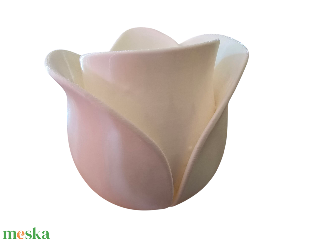 Tulipán formájú 3D nyomtatott váza  elegáns és modern dekoráció - otthon & életmód - dekoráció - virágdísz és tartó - cserép & kaspó - Meska.hu