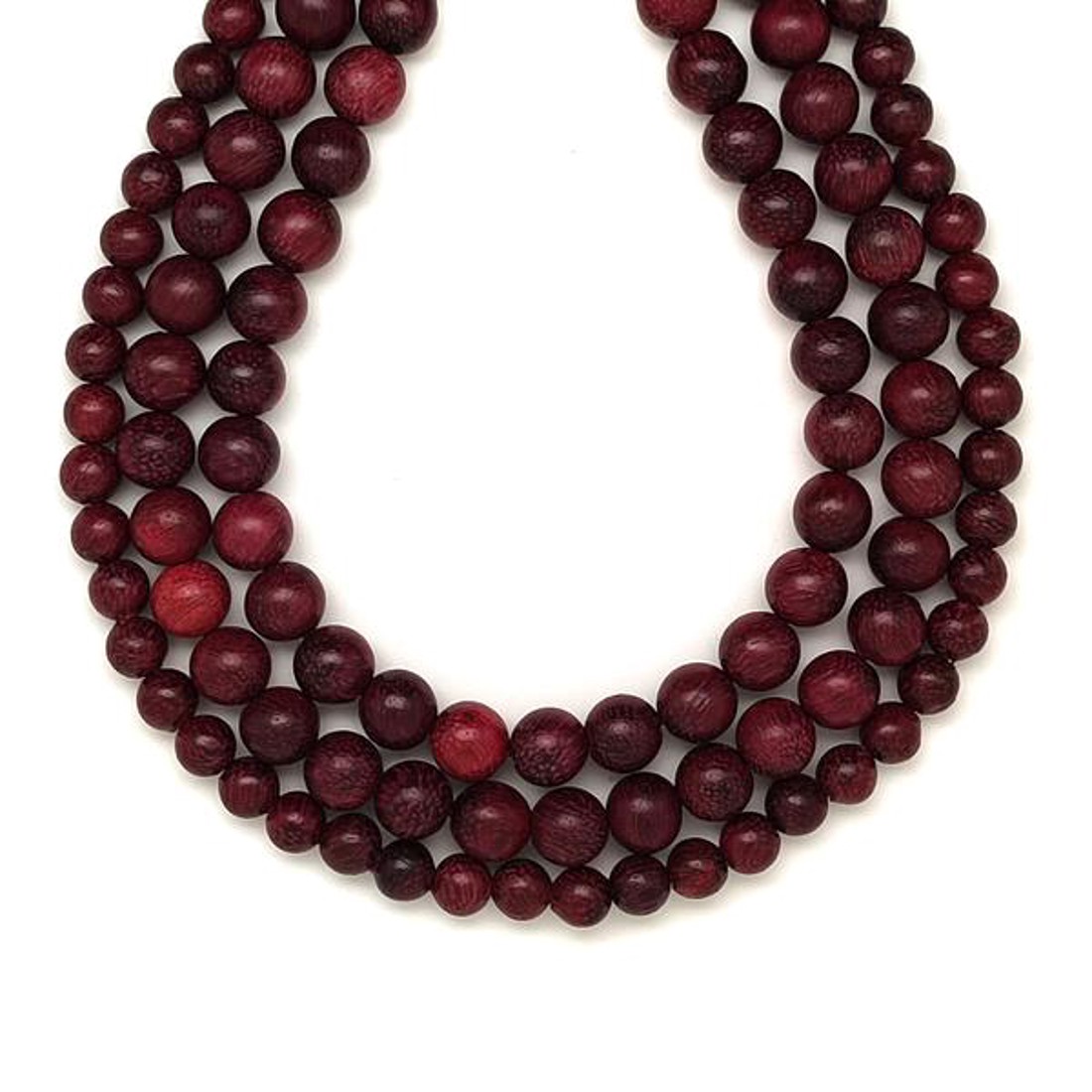 Fa golyó bambusz szinezett lila golyó 6mm  ékszerkészítő alapanyag (füzér) - kellékek & szerszámok - ásvány alapanyag - ásványfüzér - Meska.hu