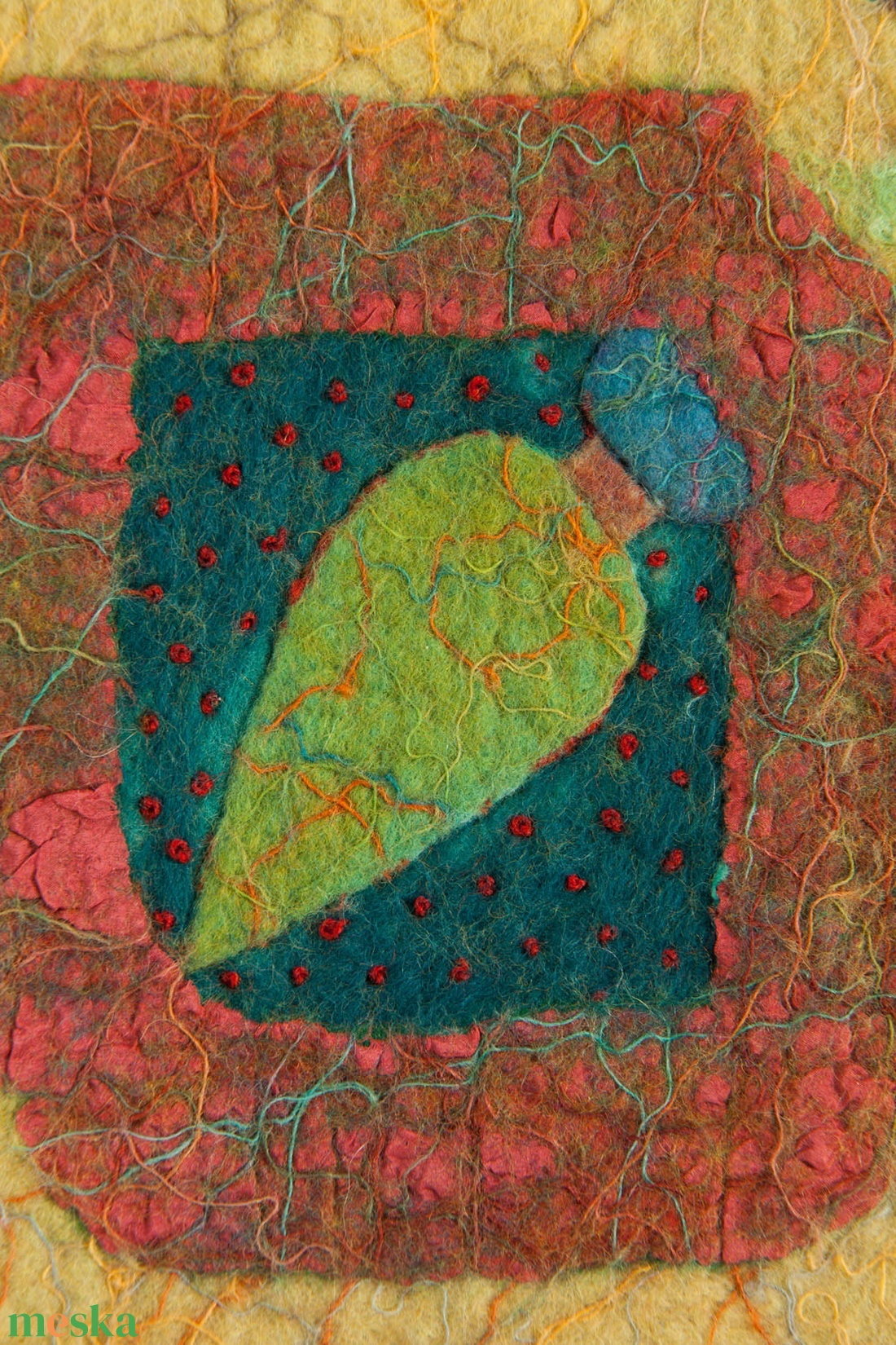 Látóhatár II. nemezkép, Méret: 64 x 130 cm - művészet - textilkép - nemezelt - Meska.hu Látóhatár II. nemezkép, Méret: 64 x 130 cm - művészet - textilkép - nemezelt - Meska.hu