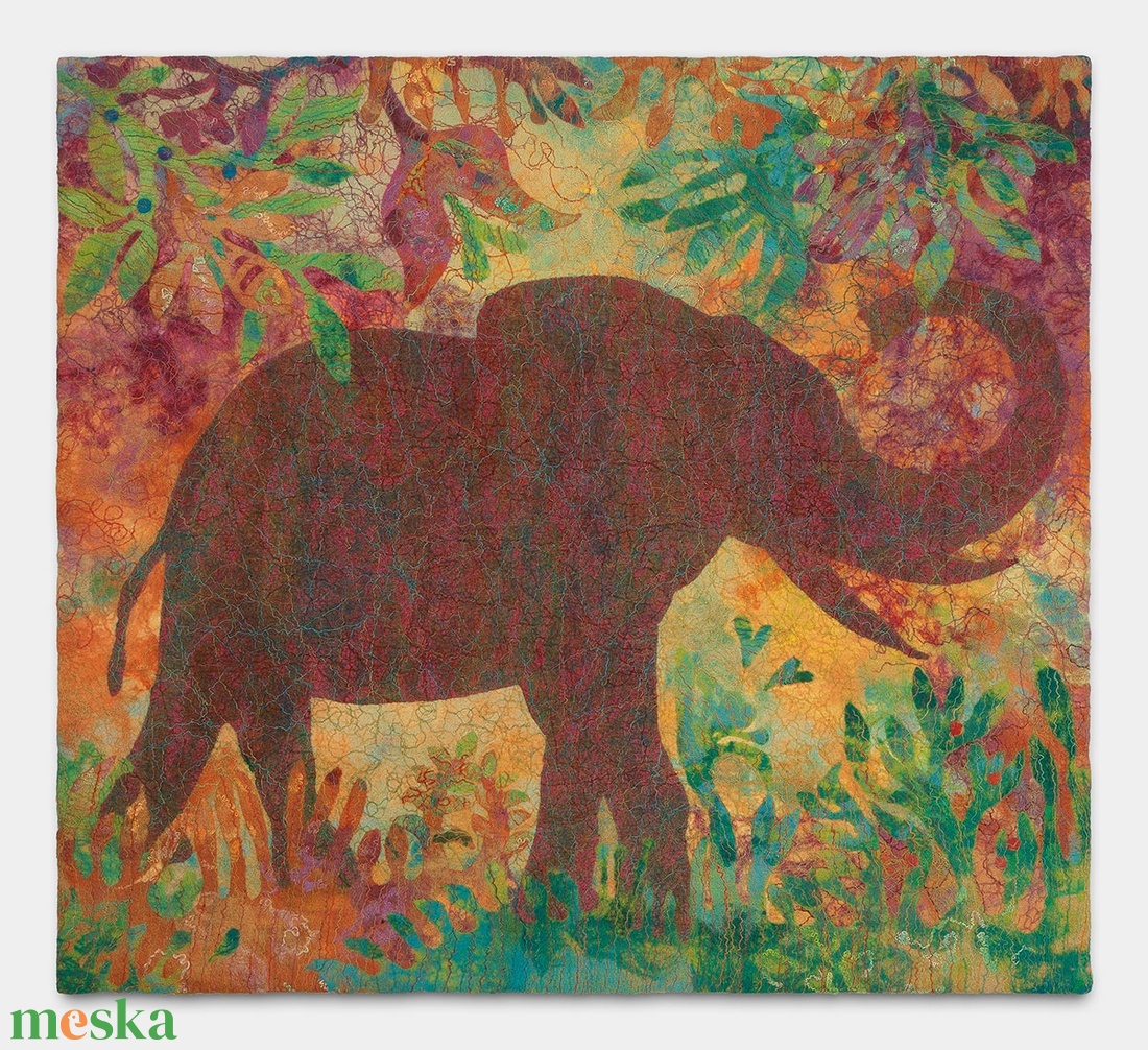 Még létezők I. Afrikai elefánt, 126 x114 cm, nemez - művészet - textilkép - nemezelt - Meska.hu Még létezők I. Afrikai elefánt, 126 x114 cm, nemez - művészet - textilkép - nemezelt - Meska.hu
