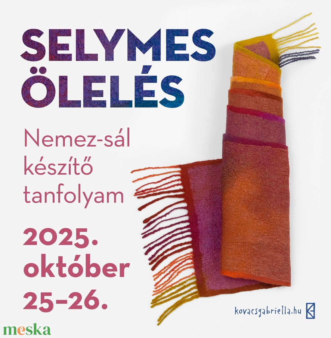 Sálnemezelő tanfolyam - - Meska.hu Sálnemezelő tanfolyam - - Meska.hu