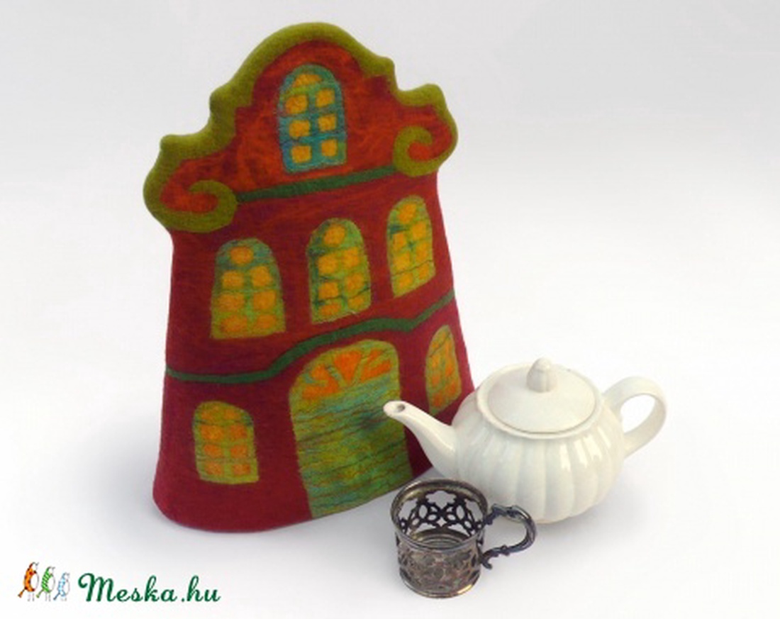 Teáskannamelegítő teaház 37 x 47 cm - - Meska.hu Teáskannamelegítő teaház 37 x 47 cm - - Meska.hu