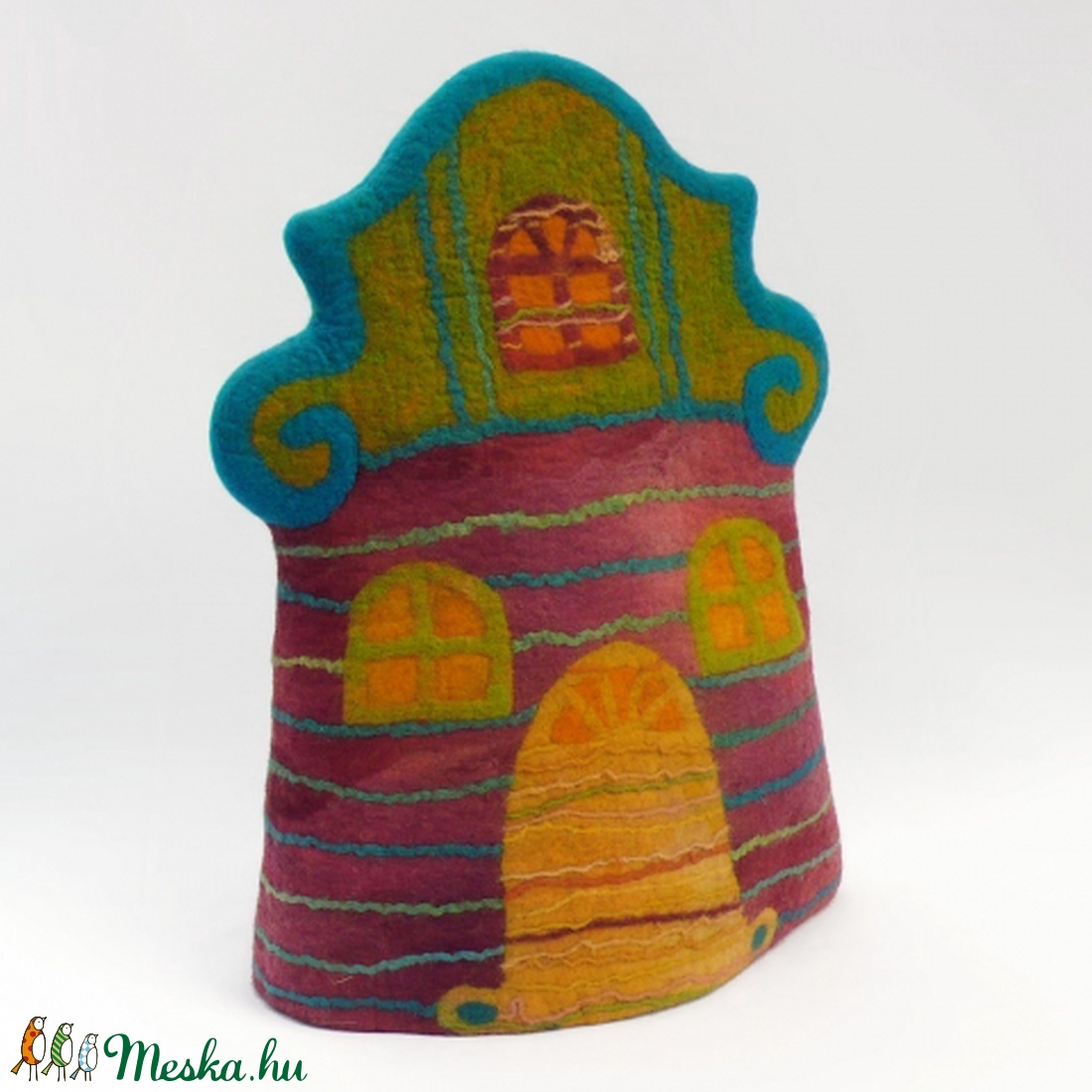 Teáskannamelegítő teaház 36 x 45 cm -  - Meska.hu