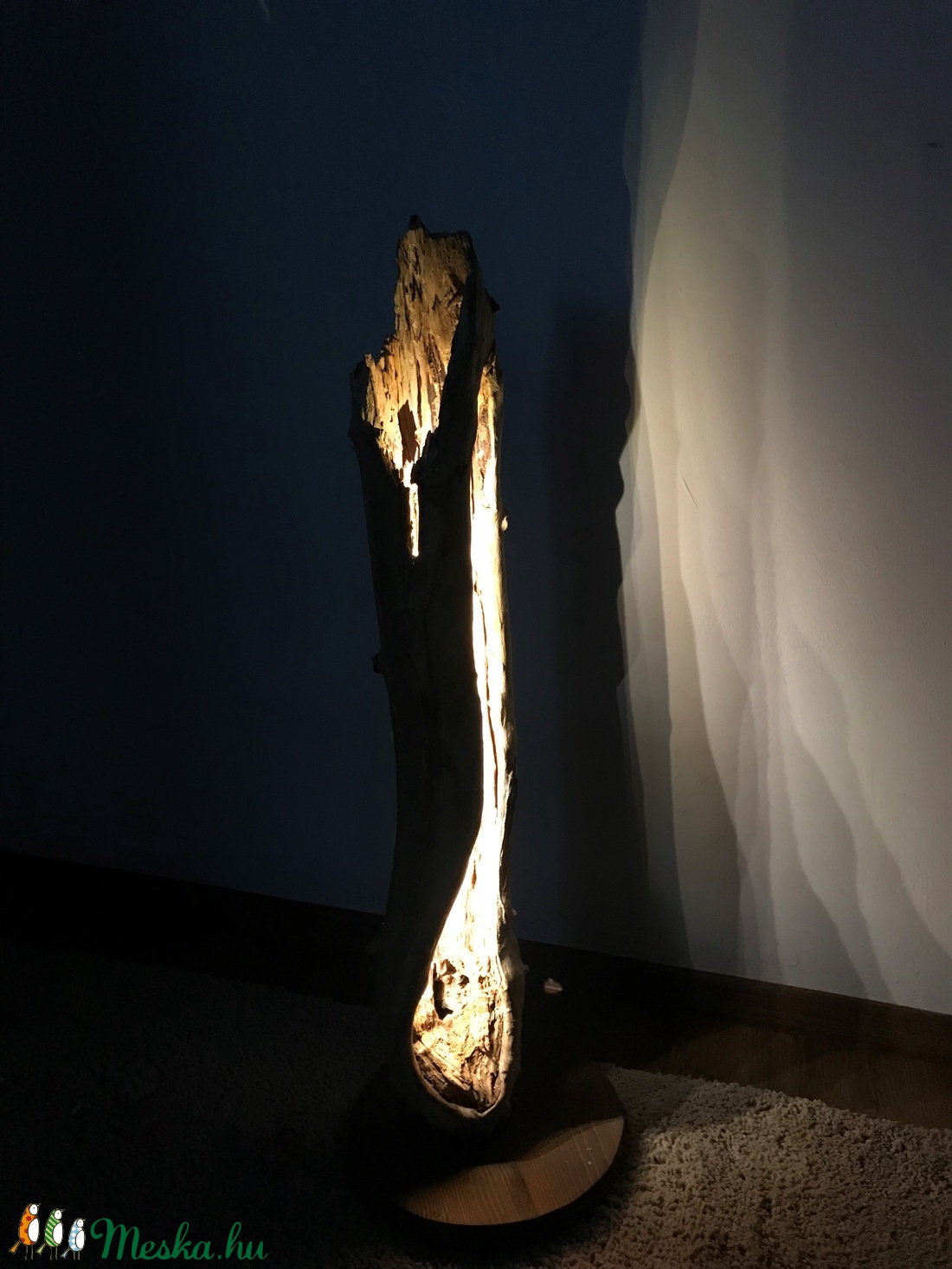 Egyedi rusztikus állólámpa - otthon & életmód - lámpa - hangulatlámpa - Meska.hu