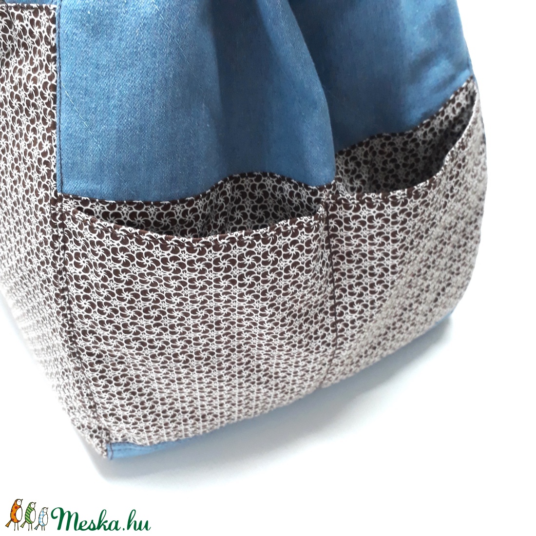 Egyedi extra nagy sokzsebes táska -  - Meska.hu