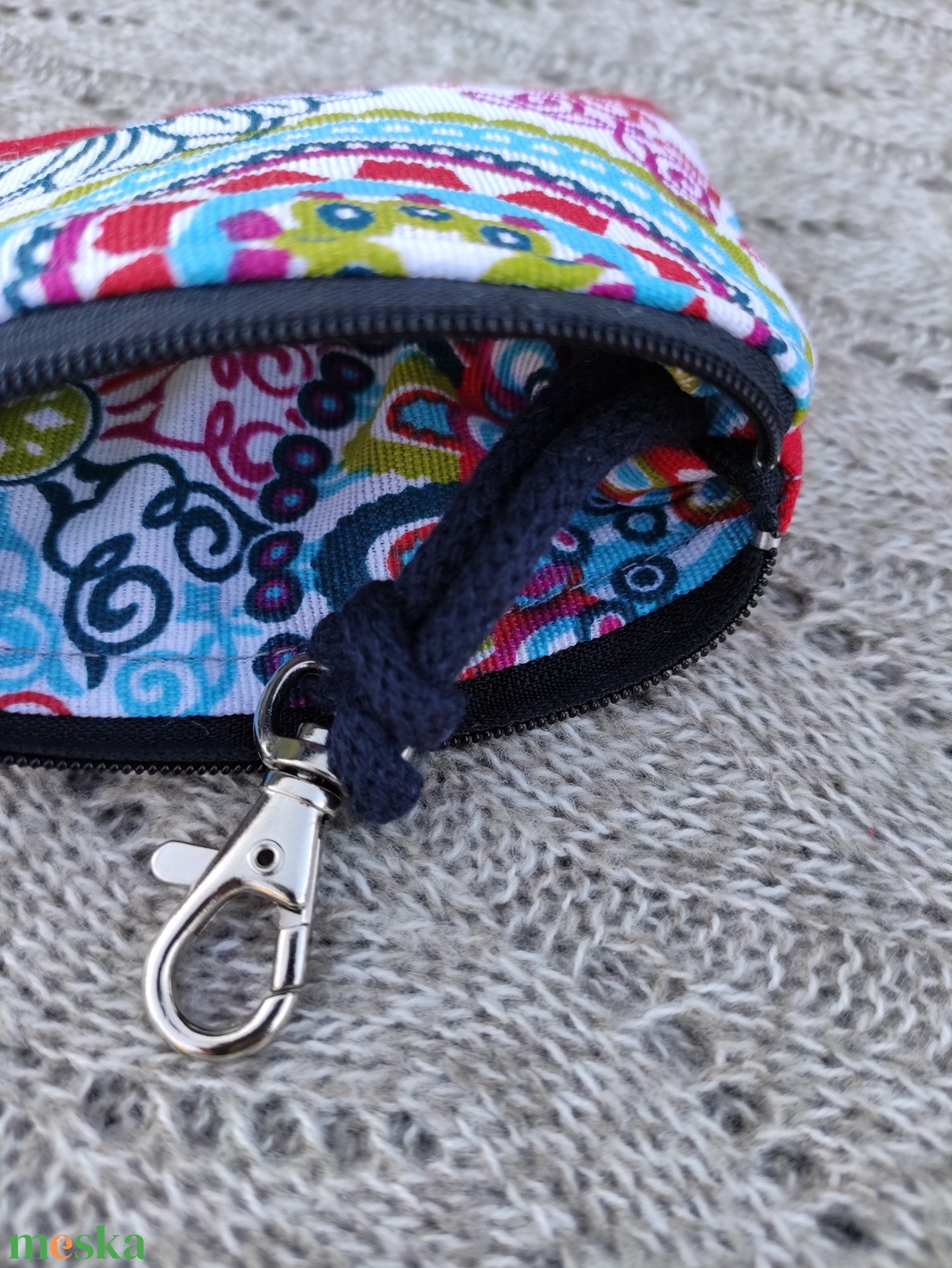 Textil kulcstartó - táska & tok - kulcstartó & táskadísz - kulcstartó - Meska.hu