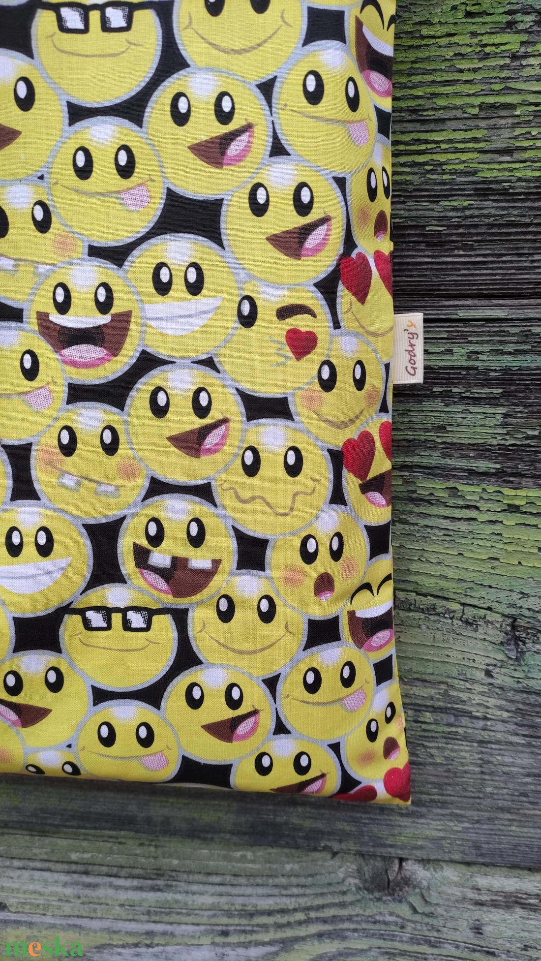 Emoji mintás szatyor - táska & tok - bevásárlás & shopper táska - shopper, textiltáska, szatyor - Meska.hu Emoji mintás szatyor - táska & tok - bevásárlás & shopper táska - shopper, textiltáska, szatyor - Meska.hu