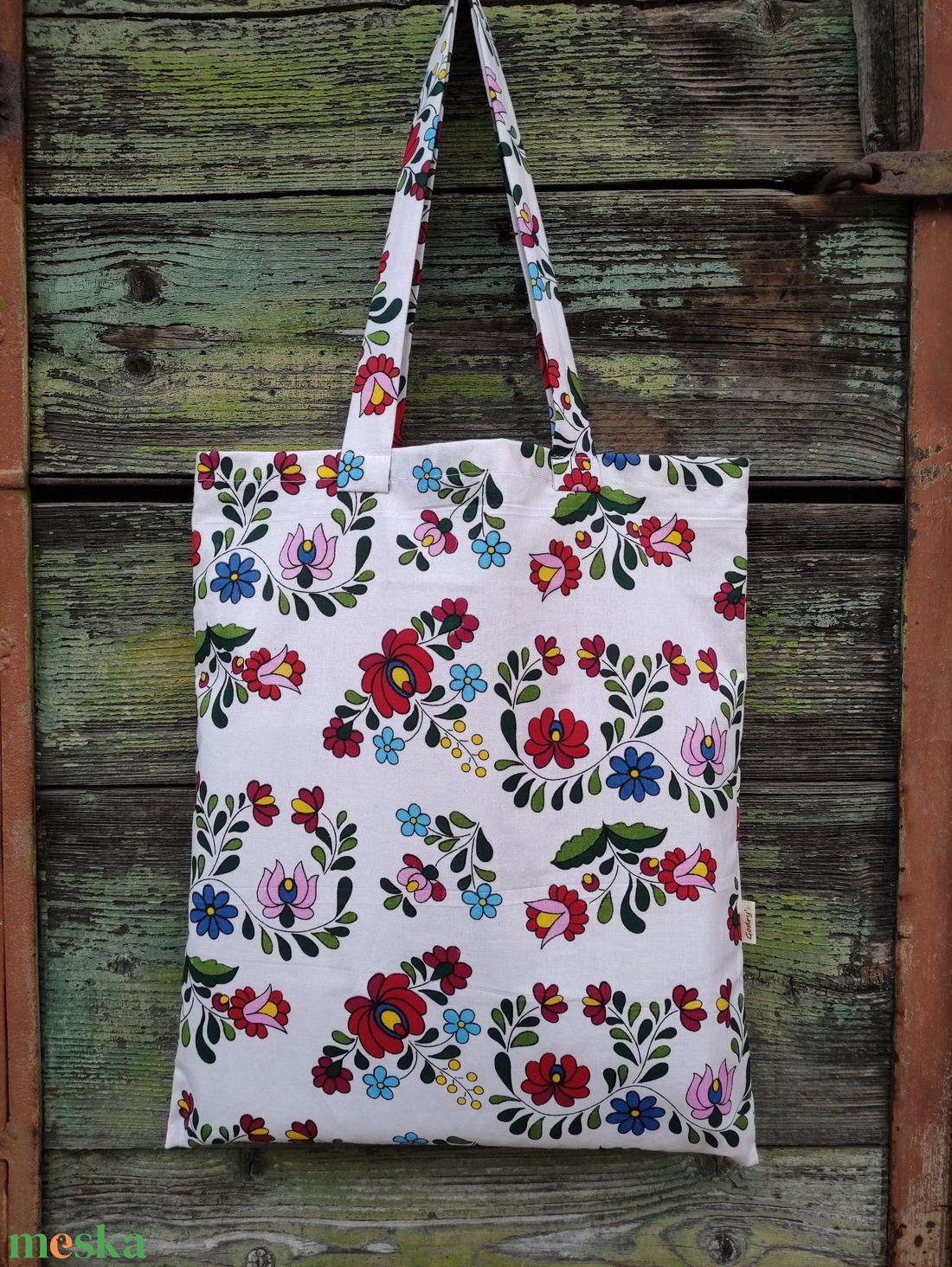 Népi mintás bevásárló szatyor - táska & tok - bevásárlás & shopper táska - shopper, textiltáska, szatyor - Meska.hu Népi mintás bevásárló szatyor - táska & tok - bevásárlás & shopper táska - shopper, textiltáska, szatyor - Meska.hu