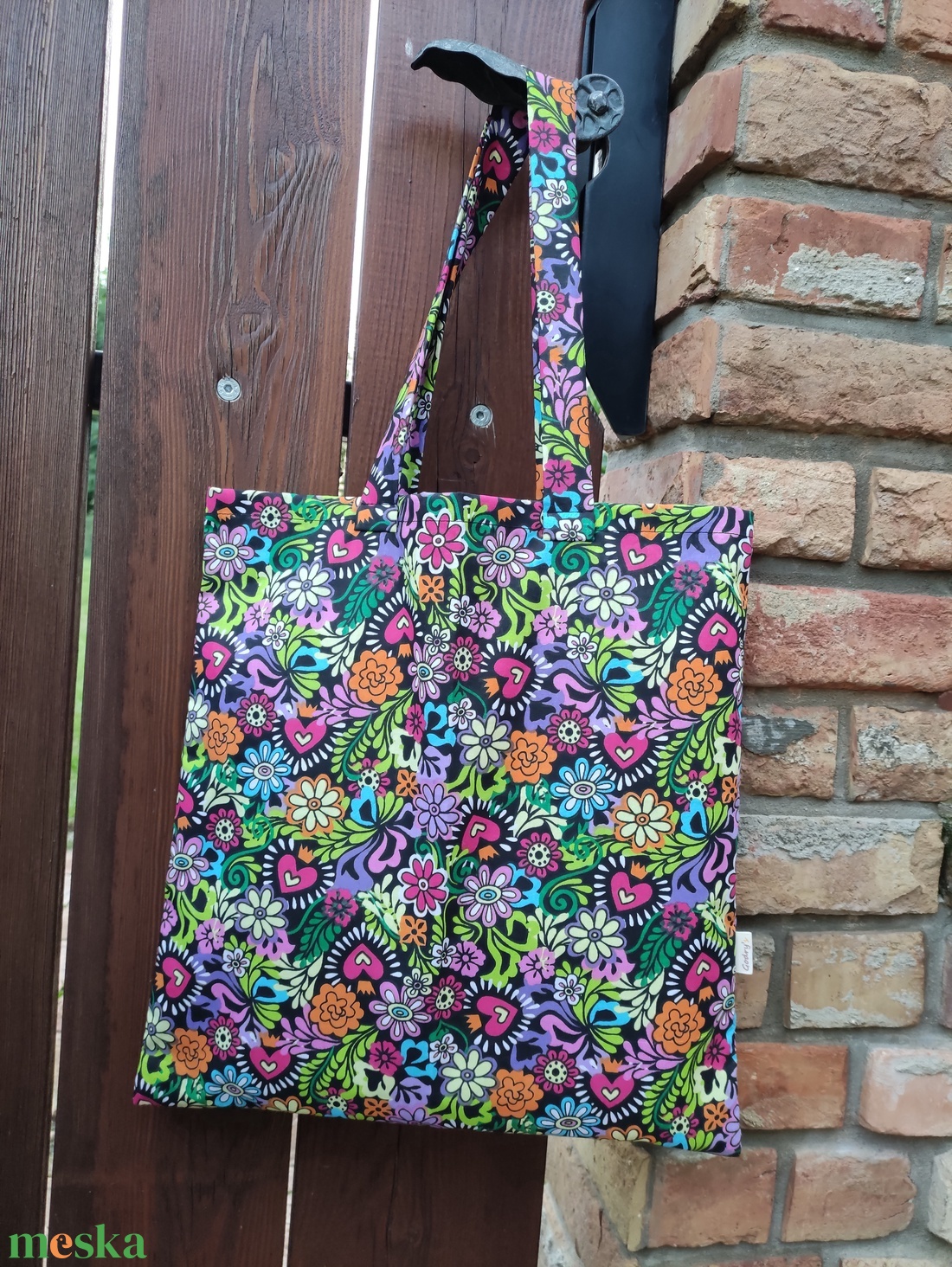 Virágos vászon szatyor - táska & tok - bevásárlás & shopper táska - shopper, textiltáska, szatyor - Meska.hu Virágos vászon szatyor - táska & tok - bevásárlás & shopper táska - shopper, textiltáska, szatyor - Meska.hu