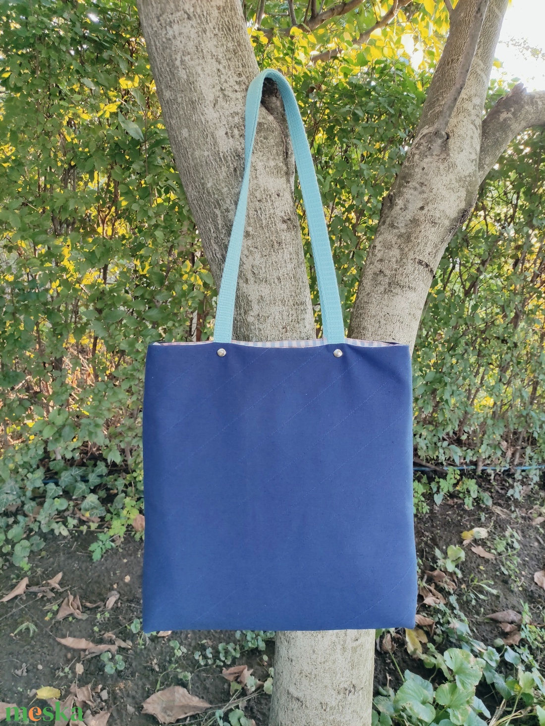 Bélelt vászon szatyor - táska & tok - kézitáska & válltáska - válltáska - Meska.hu