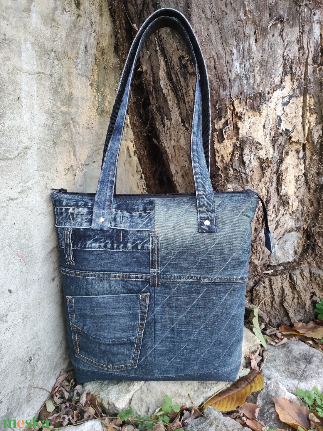 Farmer válltáska újrahasznosított alapanyagból  - táska & tok - kézitáska & válltáska - válltáska - Meska.hu