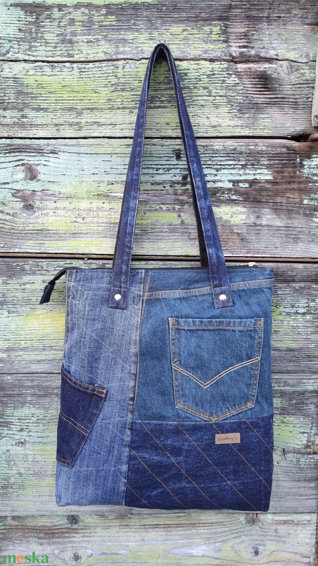 Farmer válltáska újrahasznosított alapanyagból  - táska & tok - kézitáska & válltáska - válltáska - Meska.hu