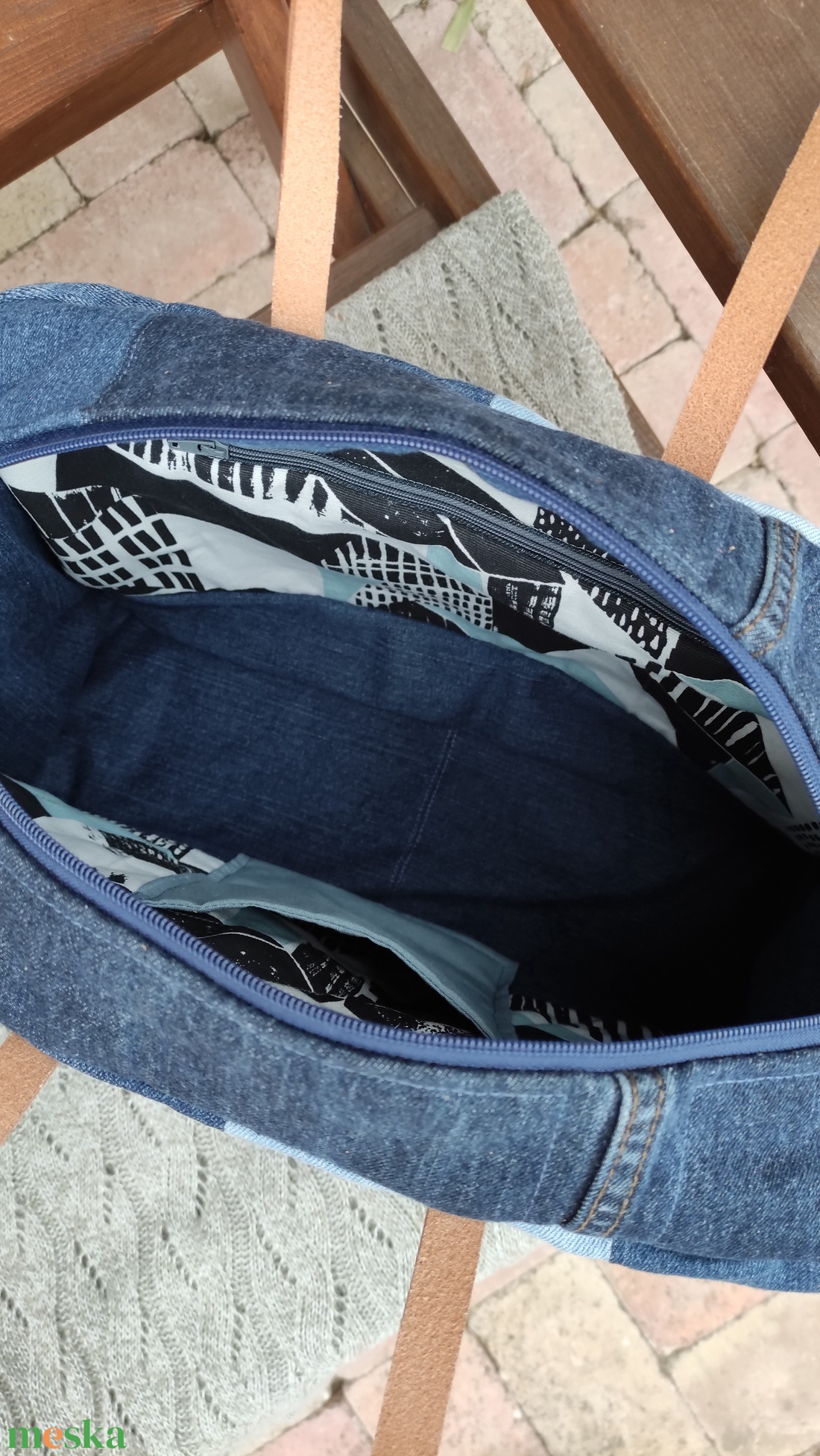 Farmer utazótáska újrahasznosított alapanyagból  - táska & tok - kézitáska & válltáska - válltáska - Meska.hu