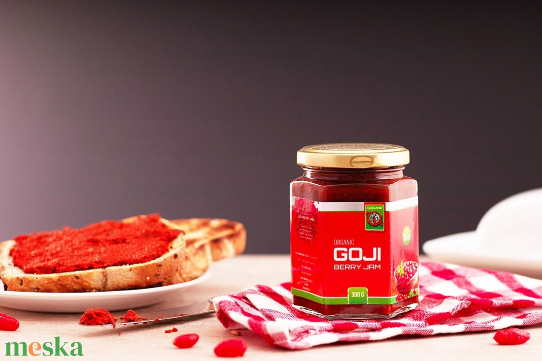 Életerő Goji Csomag (Liofilizált bogyók, Goji Nektár, Goji Lekvár, Goji Levél Tea) - élelmiszer - gasztro ajándékcsomag - Meska.hu