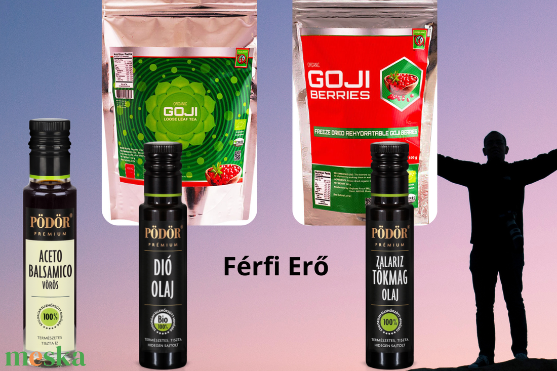 Férfi Erő Szinergia Csomag - élelmiszer - gasztro ajándékcsomag - Meska.hu