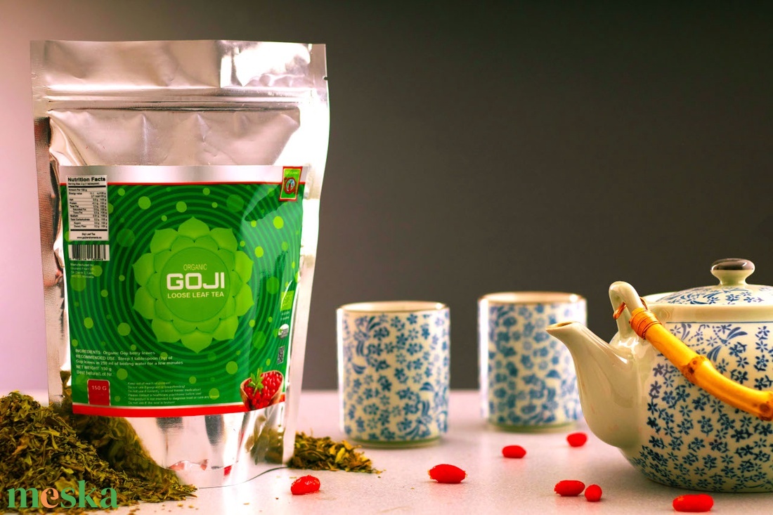 Prémium Goji Nektár és Goji Levél Tea - élelmiszer - gyümölcslé - Meska.hu