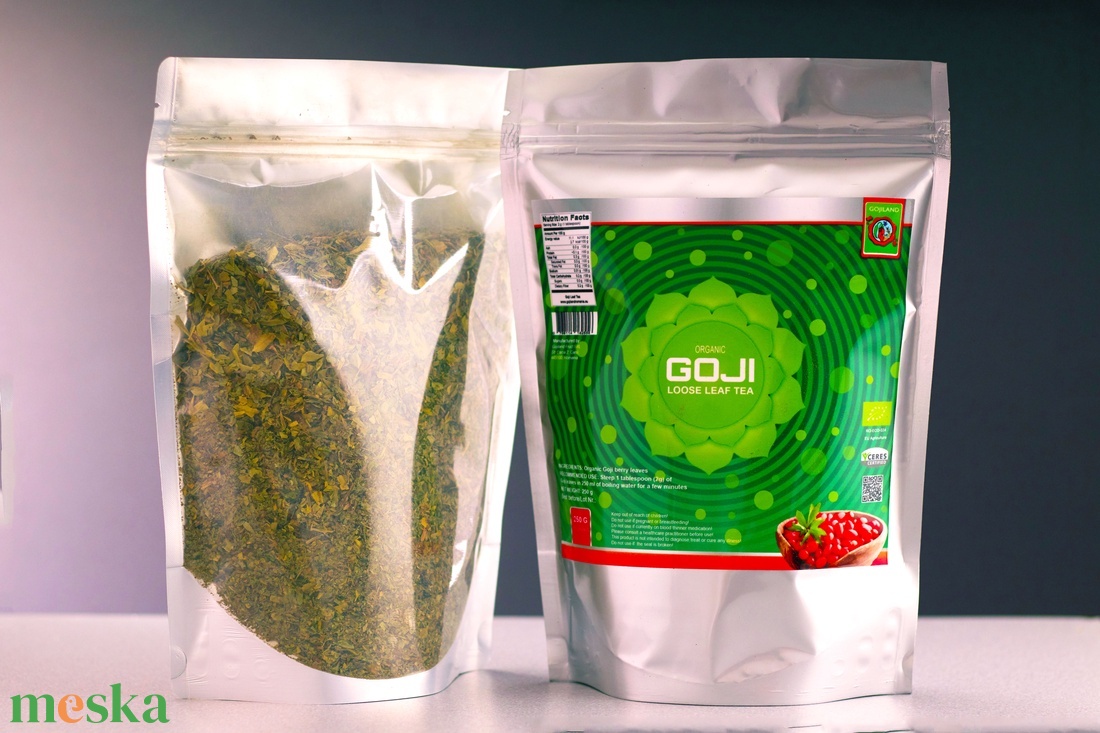 Prémium Goji Nektár és Goji Levél Tea - élelmiszer - gyümölcslé - Meska.hu