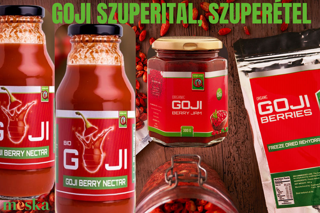 Goji Szuper Ajándékcsomag - élelmiszer - gyümölcslé - Meska.hu