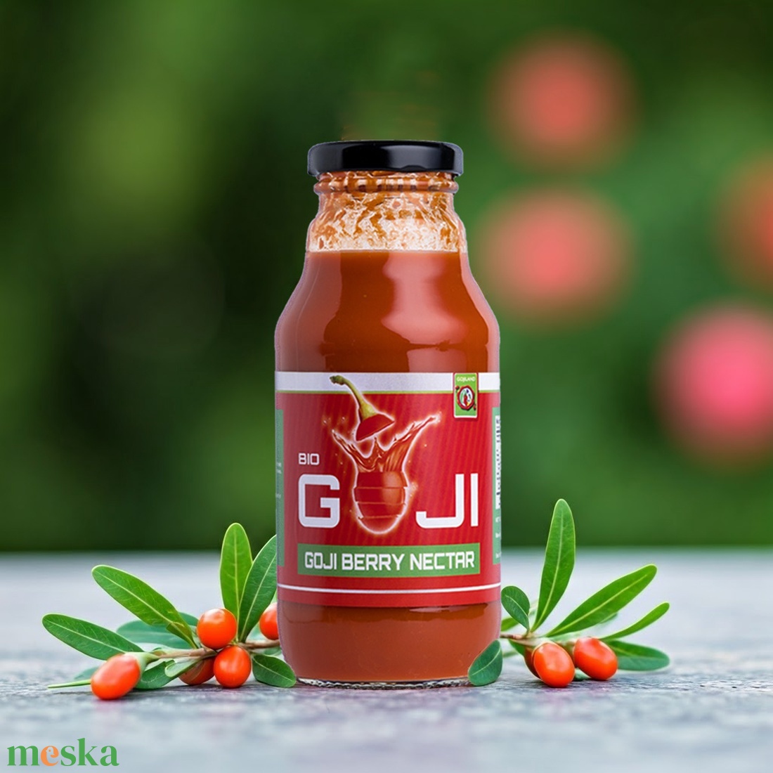 Goji 100% Gyümölcslé + Szálas Goji LevélTea - élelmiszer - tea - Meska.hu