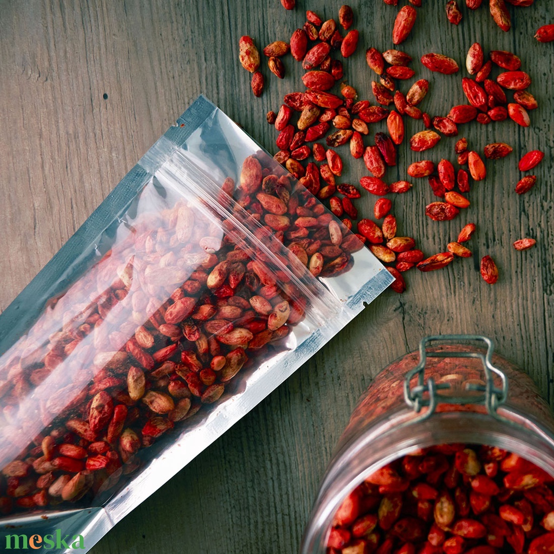 3+1db LIOFILIZÁLT BIO GOJI BOGYÓ (4x100g) - élelmiszer - gyümölcs, zöldség - Meska.hu