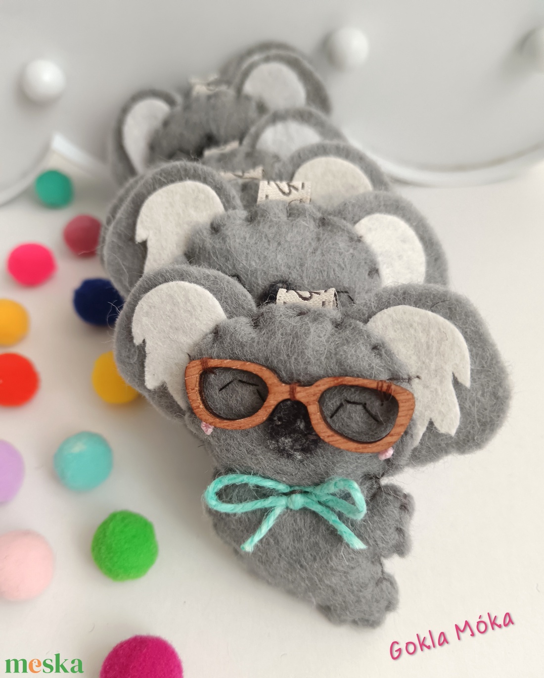 Koala  kulcstartó vagy táskadísz - táska & tok - kulcstartó & táskadísz - kulcstartó - Meska.hu