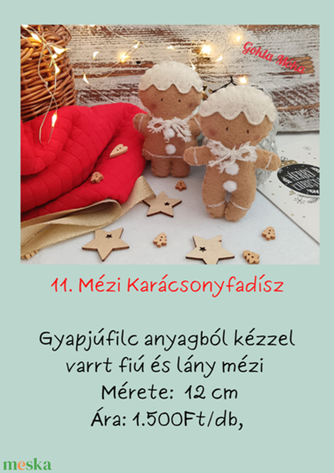 Mézi karácsonyfadísz - karácsony - karácsonyi lakásdekoráció - karácsonyfadíszek - Meska.hu