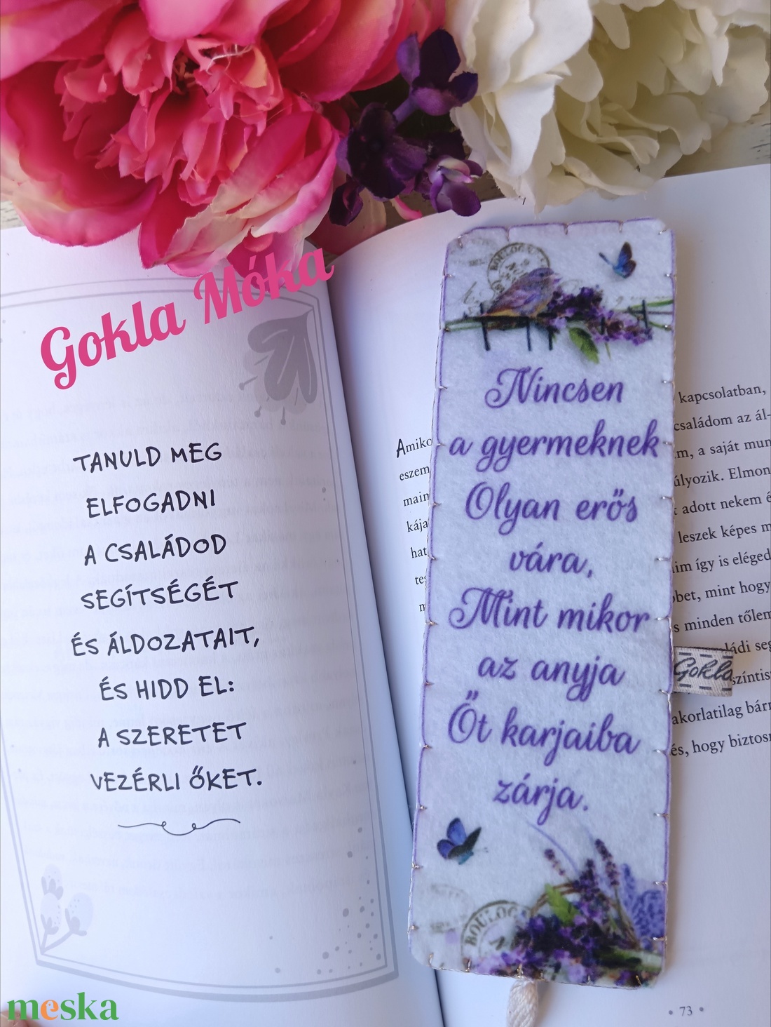 Anyák napi /motivációs könyvjelző - könyv & zene - könyvjelző - Meska.hu