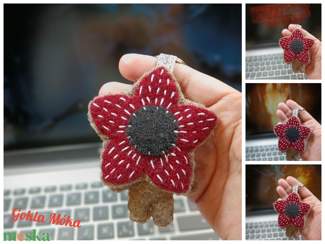 Demogorgon kulcstartó vagy táskadísz - táska & tok - kulcstartó & táskadísz - kulcstartó - Meska.hu