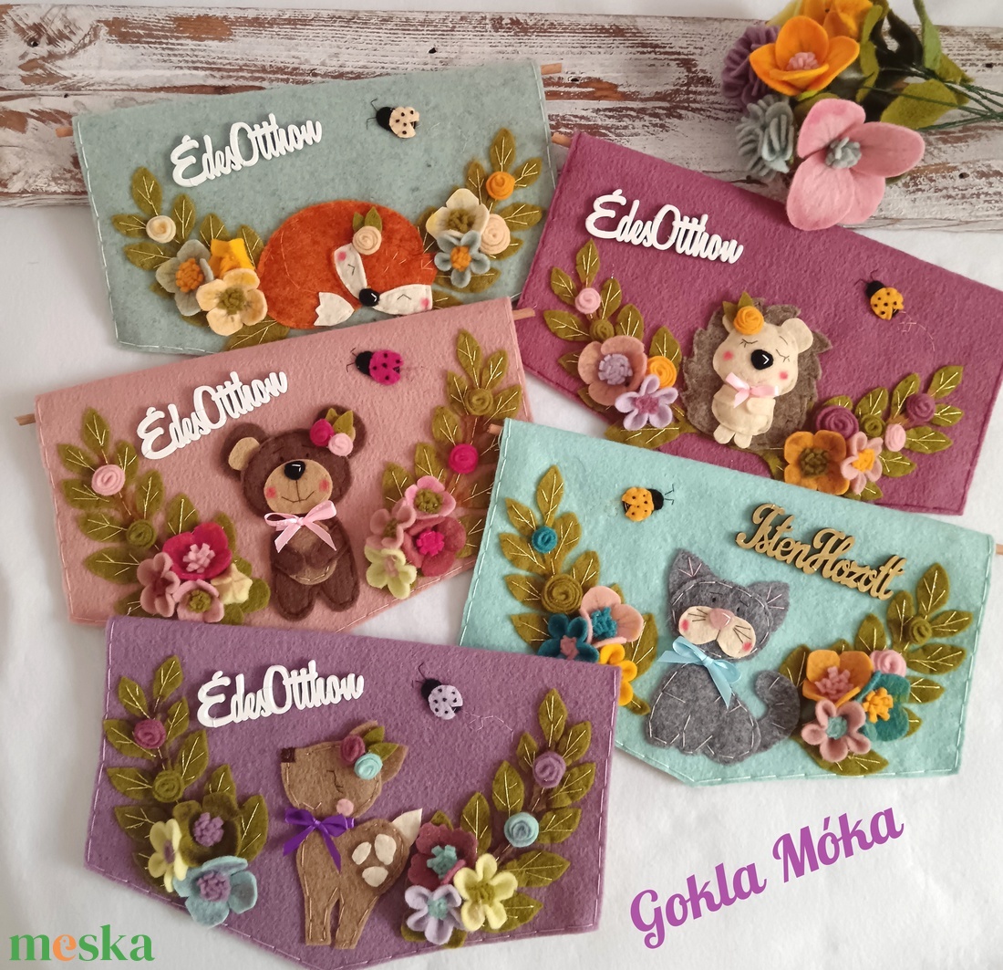 Tavaszi tacsis ajtódísz - otthon & életmód - dekoráció - ajtó- és ablak dekoráció - ajtódísz & kopogtató - Meska.hu