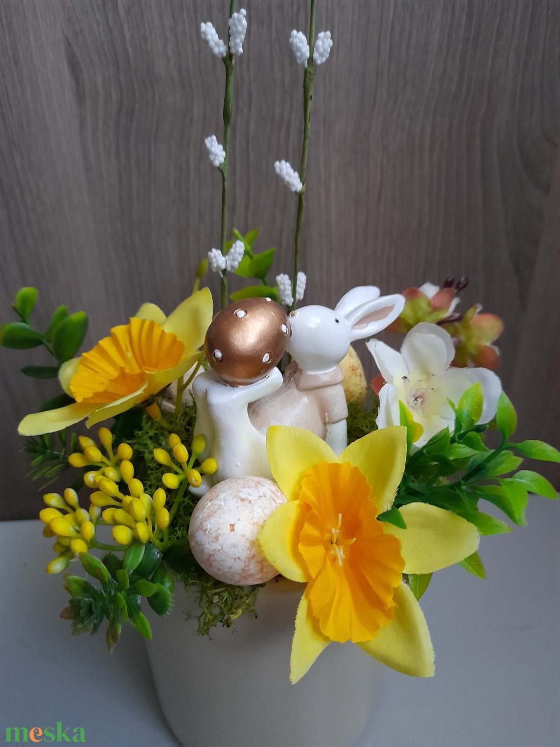 Tavaszi asztalidísz - otthon & életmód - dekoráció - virágdekoráció - virágdekoráció - Meska.hu