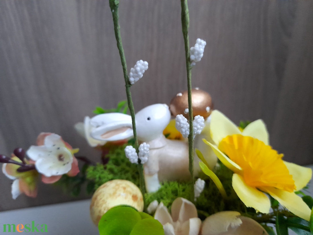 Tavaszi asztalidísz - otthon & életmód - dekoráció - virágdekoráció - virágdekoráció - Meska.hu