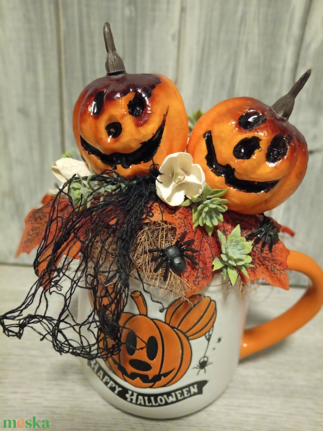 Halloween bögrés dekor - otthon & életmód - dekoráció - halloween - halloweeni dekoráció - Meska.hu Halloween bögrés dekor - otthon & életmód - dekoráció - halloween - halloweeni dekoráció - Meska.hu