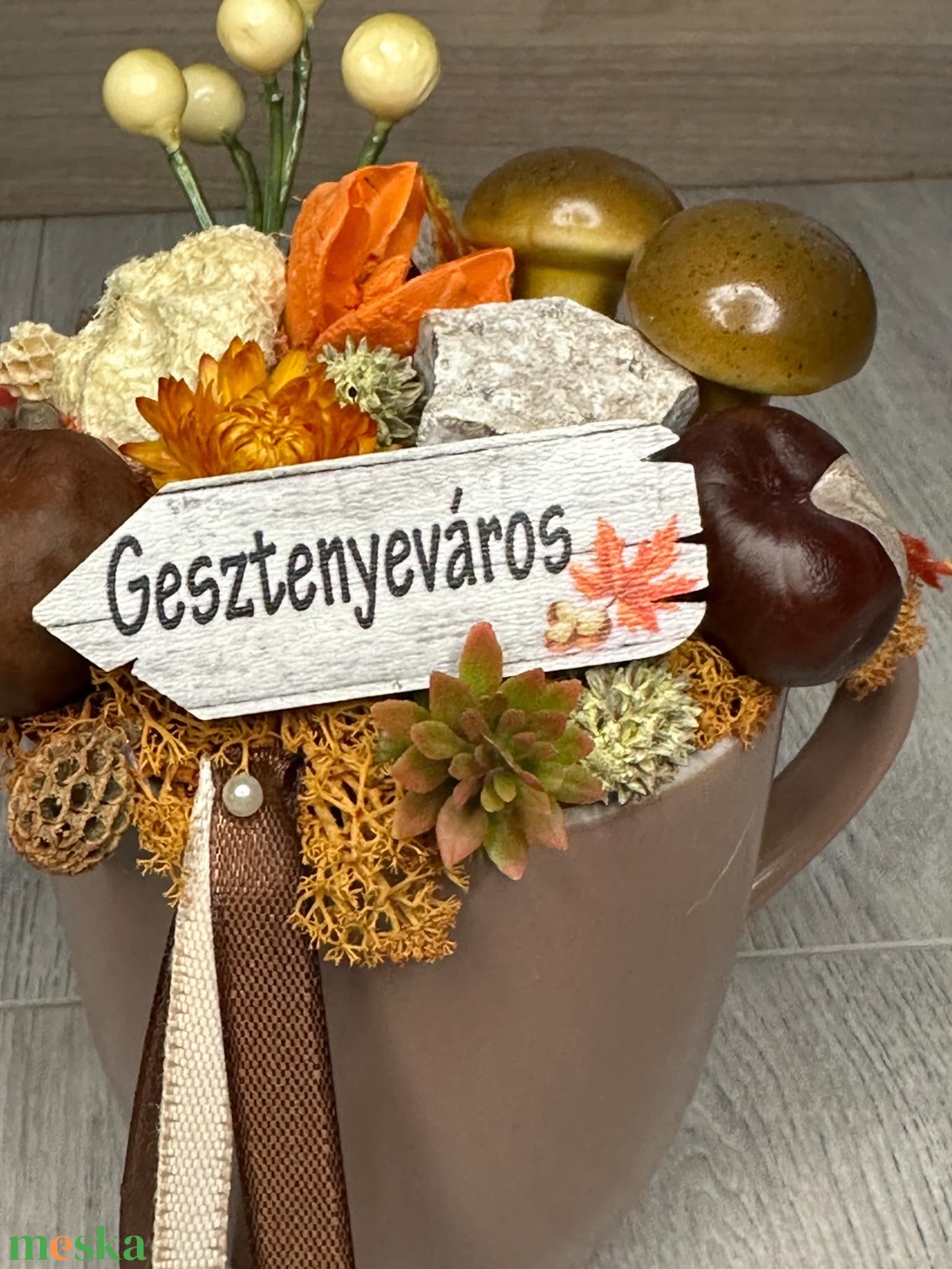 Gesztenyés bögre - otthon & életmód - dekoráció - asztal és polc dekoráció - asztaldísz - Meska.hu Gesztenyés bögre - otthon & életmód - dekoráció - asztal és polc dekoráció - asztaldísz - Meska.hu