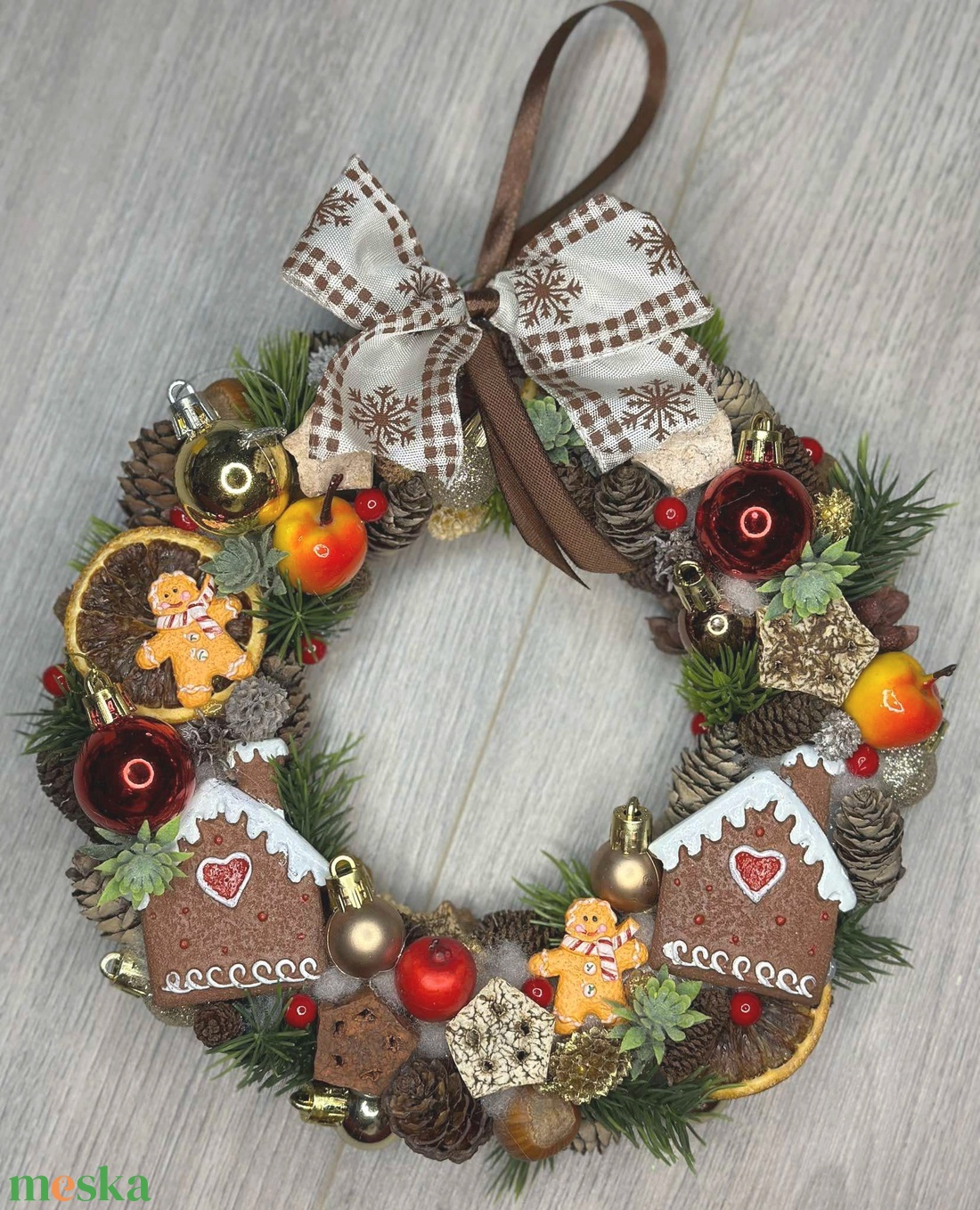 Mézeskalács házikós karácsonyi ajtódísz - karácsony - adventi díszek - adventi ajtódísz - Meska.hu Mézeskalács házikós karácsonyi ajtódísz - karácsony - adventi díszek - adventi ajtódísz - Meska.hu