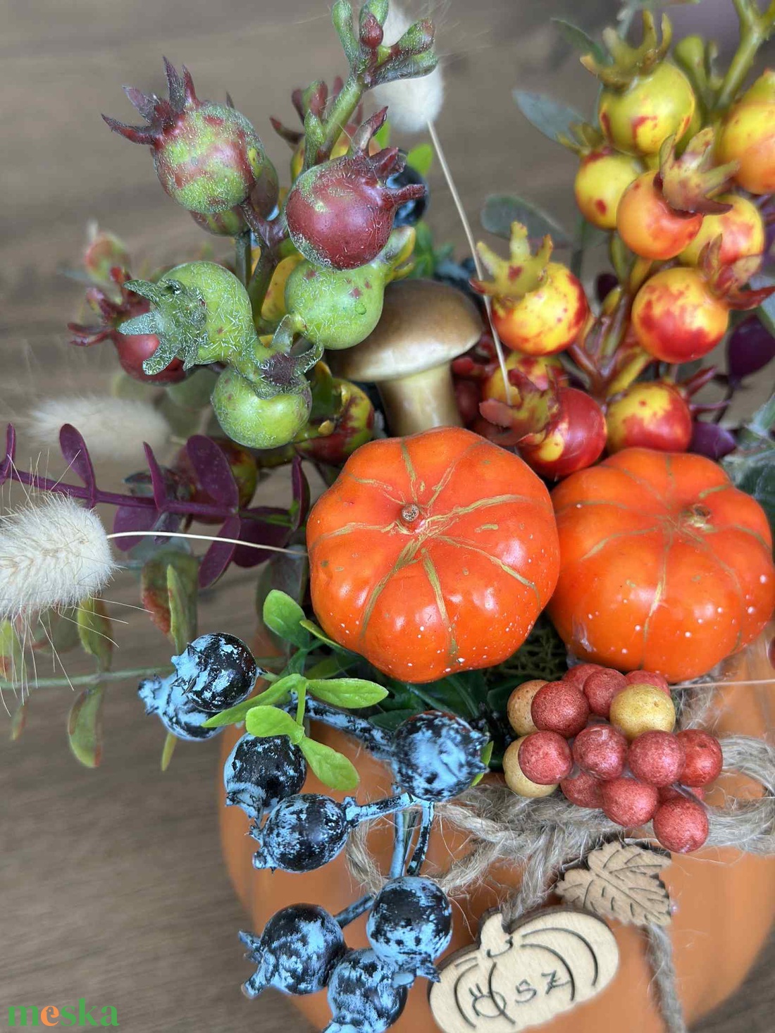 Őszi színkavalkád bögrében - otthon & életmód - dekoráció - asztal és polc dekoráció - asztaldísz - Meska.hu