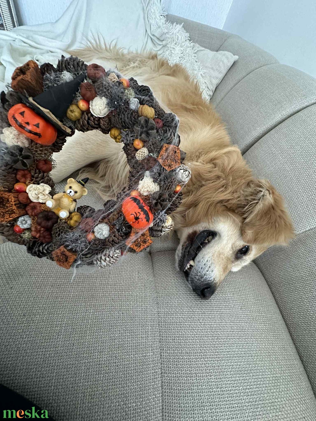 Halloween macis - otthon & életmód - dekoráció - ajtó- és ablak dekoráció - ajtódísz & kopogtató - Meska.hu Halloween macis - otthon & életmód - dekoráció - ajtó- és ablak dekoráció - ajtódísz & kopogtató - Meska.hu