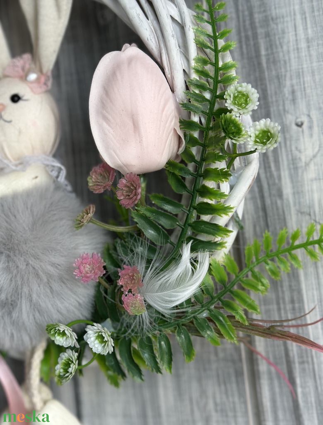 Ajtódísz tavaszra - otthon & életmód - dekoráció - ajtó- és ablak dekoráció - ablakdísz - Meska.hu