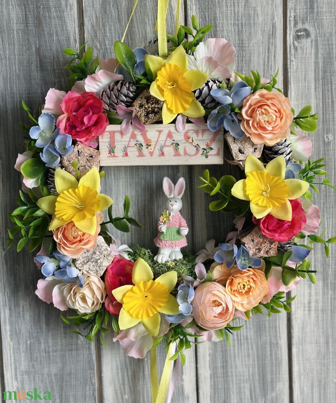 Színes TAVASZ - otthon & életmód - dekoráció - ajtó- és ablak dekoráció - ajtódísz & kopogtató - Meska.hu