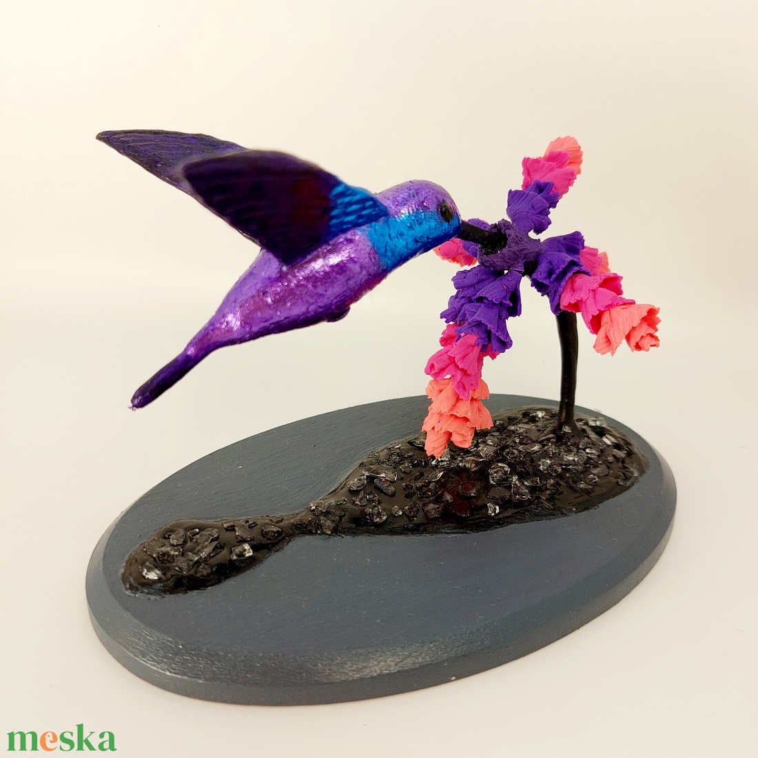 Lila Kolibri - otthon & életmód - dekoráció - dísztárgy - Meska.hu