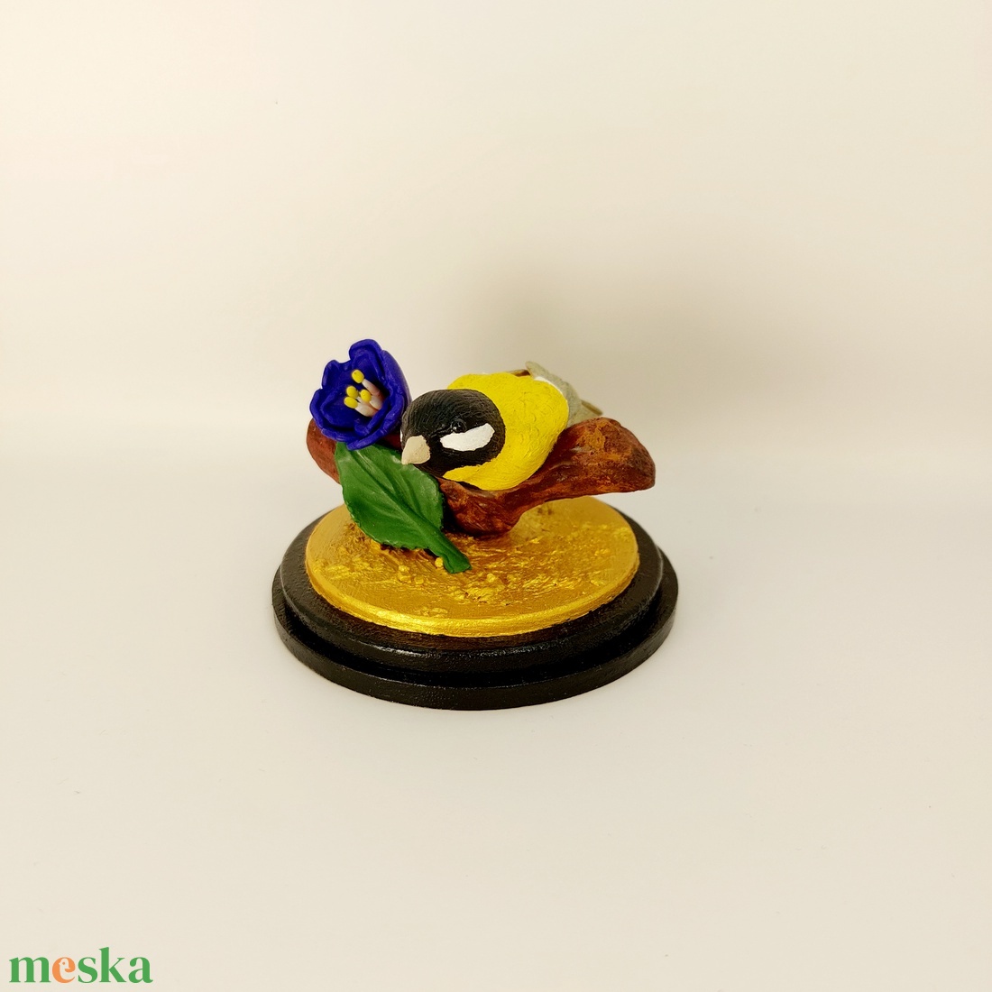 Sárga Széncinege - otthon & életmód - dekoráció - dísztárgy - Meska.hu