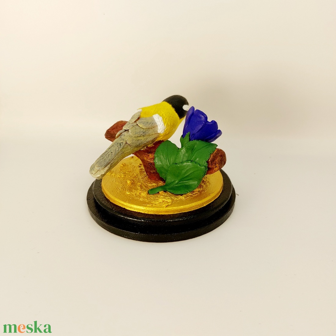 Sárga Széncinege - otthon & életmód - dekoráció - dísztárgy - Meska.hu