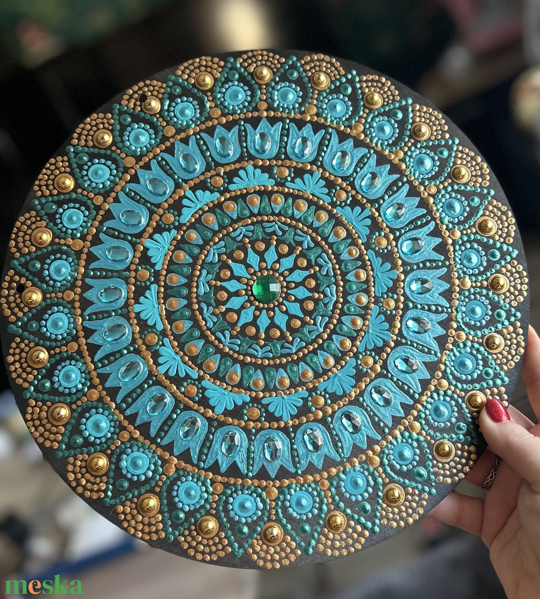 Mandala - művészet - festmény - akril - Meska.hu Mandala - művészet - festmény - akril - Meska.hu