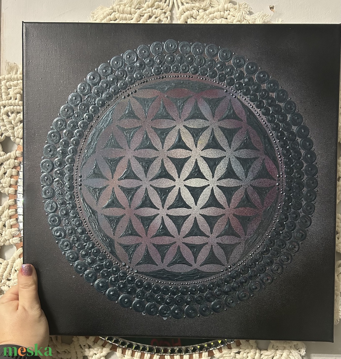 Mandala - művészet - festmény - akril - Meska.hu Mandala - művészet - festmény - akril - Meska.hu