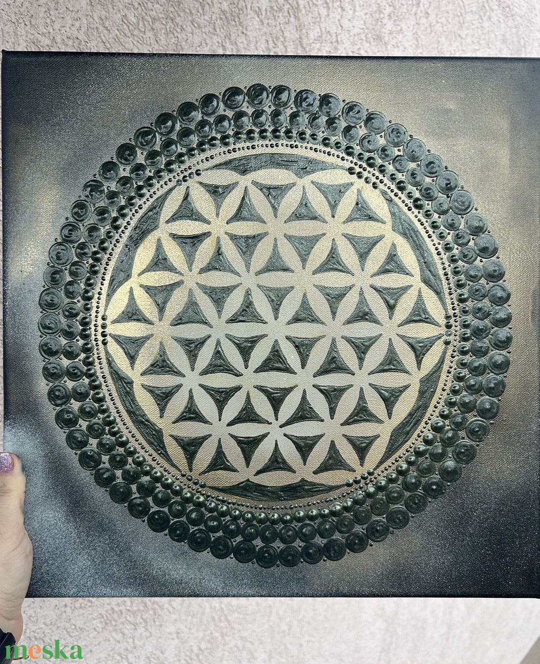 Mandala - művészet - festmény - akril - Meska.hu Mandala - művészet - festmény - akril - Meska.hu